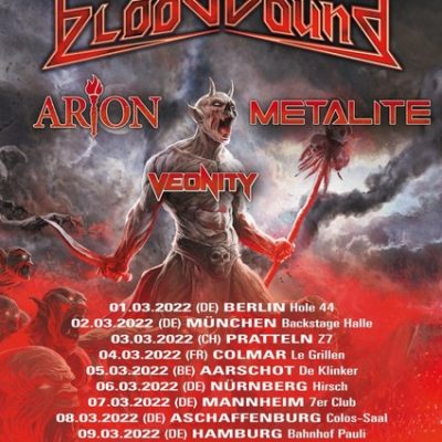 BLOODBOUND - Tourdaten für 2022