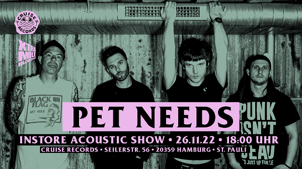 PET NEEDS - Vinyl & Tourdates