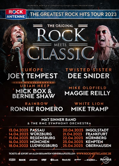 ROCK MEETS CLASSIC 2023 – The Greatest Rock Hits Tour!