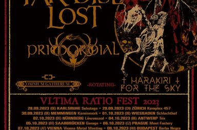 Ultima Ratio Fest 2023 - Tour mit PARADISE LOST, PRIMORDIAL und mehr!