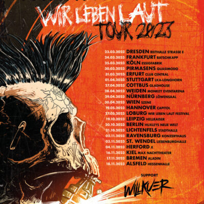 UNANTASTBAR - Gehen auf Europa-Tour mit WILLKUER