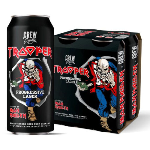 IRON MAIDEN Das Trooper Bier nun auch in Deutschland!