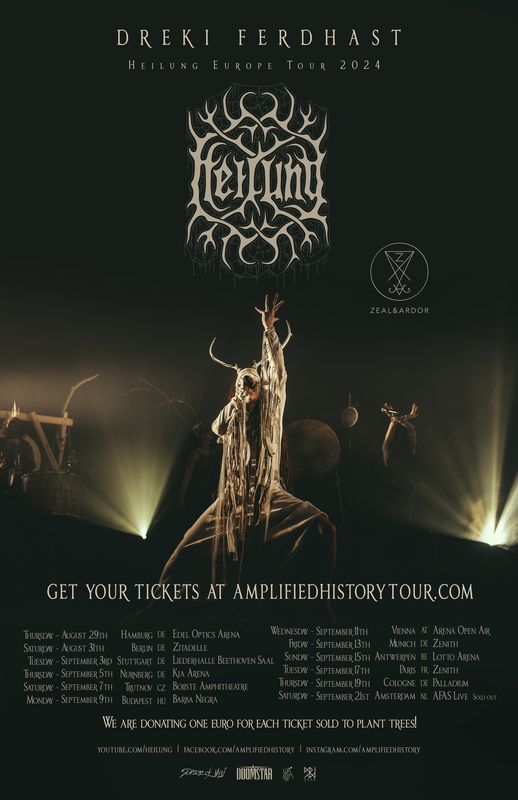 HEILUNG Auf SommerTour mit ZEAL & ARDOR durch Europa!