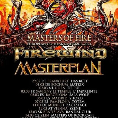 masters of fire tour firewind masterplan