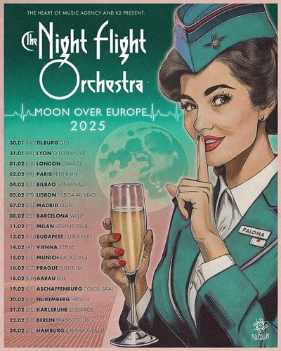 THE NIGHT FLIGHT ORCHESTRA - Enthüllen Albumrelease & Artwork