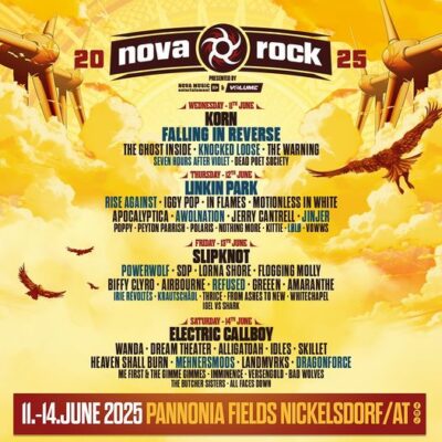 nova rock 2025 lineup