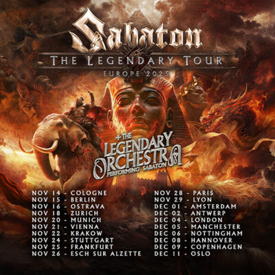 sabaton - legendary tour 2025