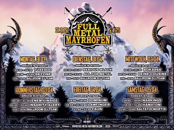 FULL METAL MAYRHOFEN 2025 - Erweitert das Angebot um Tagestickets