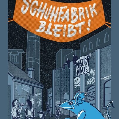 GLITZER & GRIND - Debütroman "Schuhfabrik Bleibt!" von Julia Bassenger