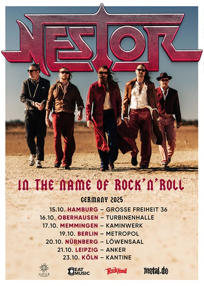 NESTOR - Neue Single “In The Name Of Rock’n’Roll”