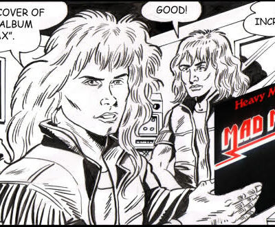 mad max - heavy metal comic
