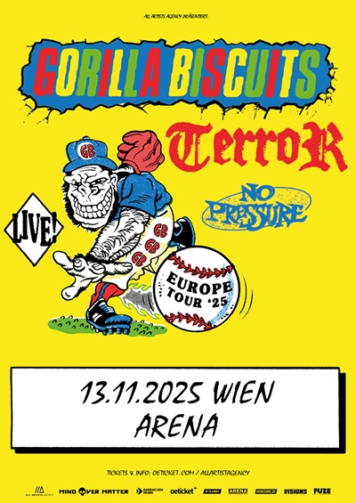 Gorilla Biscuits tourposter