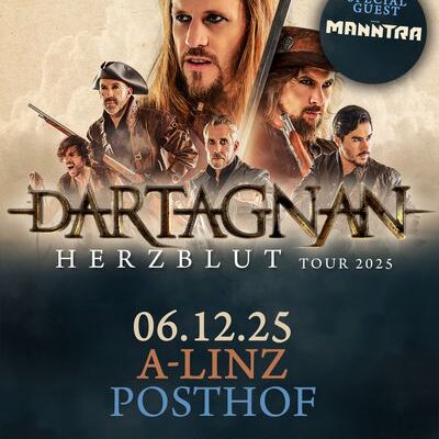 d'artagnan tour 2025 - D'ARTANGNAN, MANNTRA