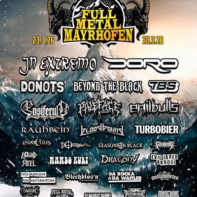 full metal mayrhofen - finales lineup