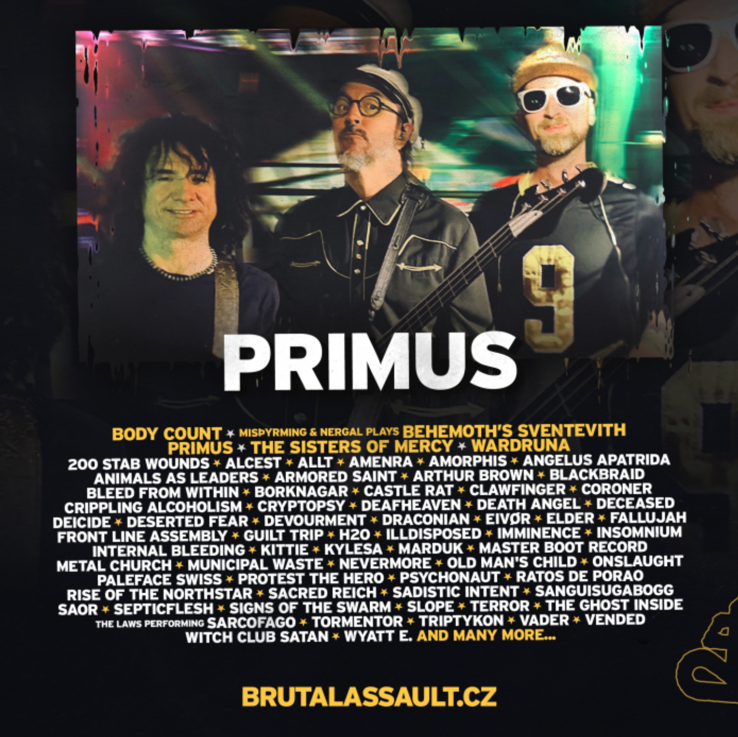 PRIMUS mit erstem CZ-Auftritt seit 15 Jahren am Brutal Assault!