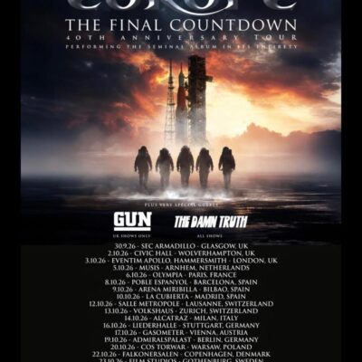 The Final Countdown Tour 2026 - Europe Gasometer Wien