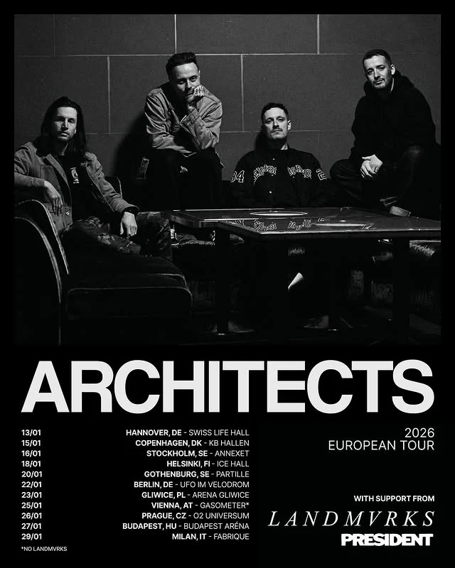 Tourposter von Architects