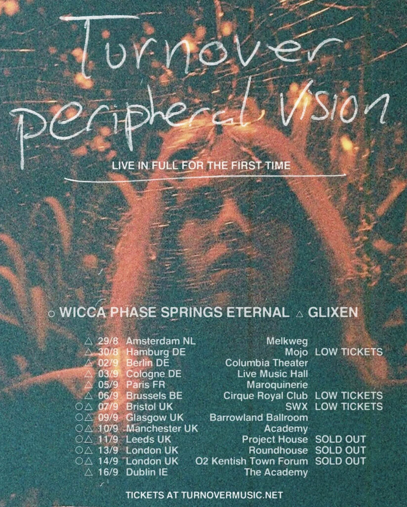 Tourposter zur Tour von Turnover